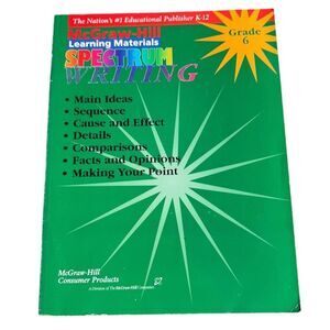 Spectrum Writing Grade 6 Workbook McGraw Hill 2023